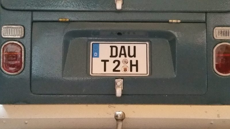 VW T2 taubenblau Baujahr 1969