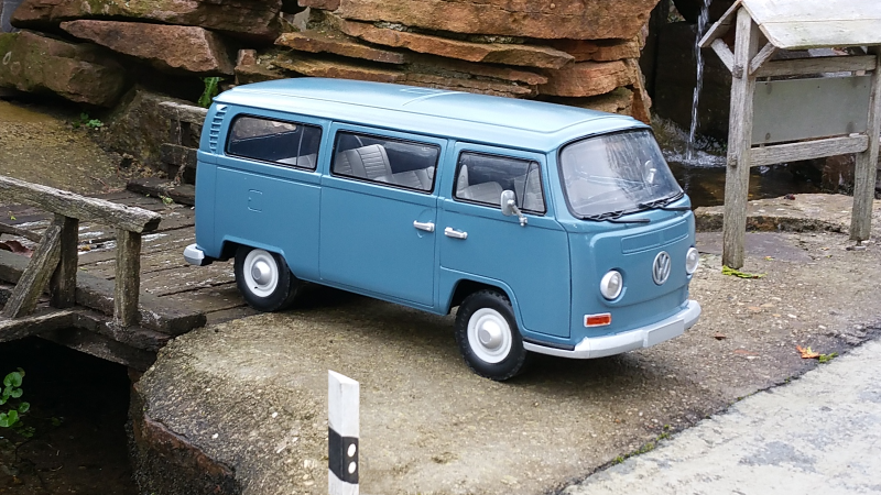 VW T2 taubenblau Baujahr 1969